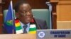 Zimbabwean President Emmerson Mnangagwa, who holds the rotating chairmanship of SADC, did not speak about the situation in Mozambique during his closing remarks, Nov. 20, 2024, at Mount Hampden in Zimbabwe (Columbus Mavhunga/VOA)