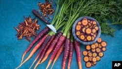 Kumwe kudya kunokurudzirwa kunosanganisira ma carrot.