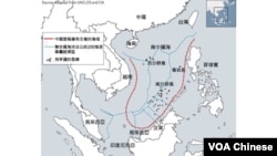 南中國海專屬經濟區地圖