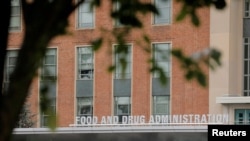 FILE PHOTO: Signage is seen outside of FDA headquarters in White Oak, Maryland