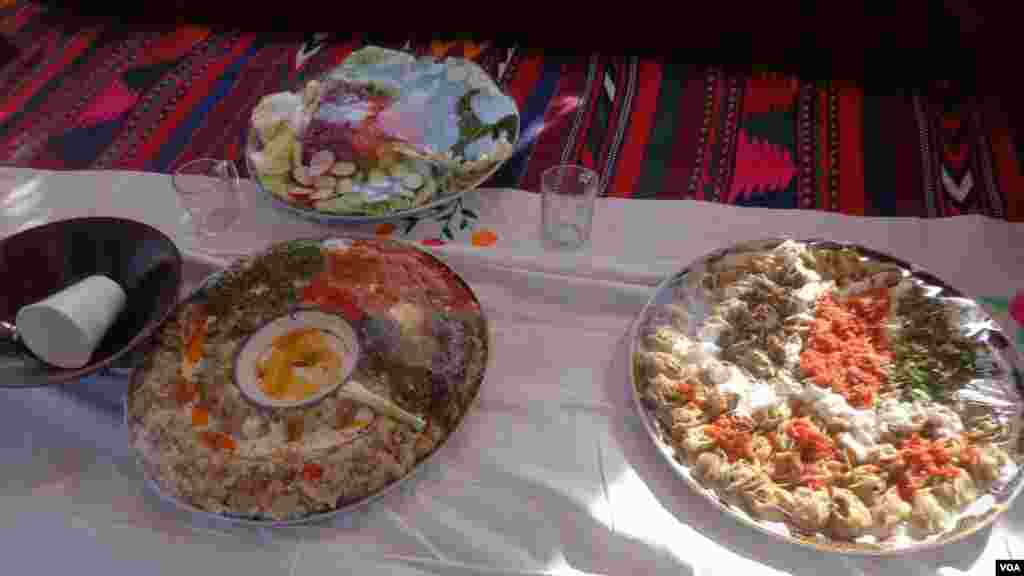 دافغانانو روايتي خوراکونه ممتو ، شوله يا غټې وريژې د سوچه ؤ غوړو سره