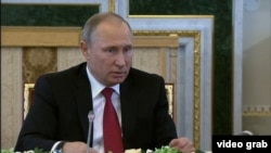 Putin Denies Russian State Involved In 2016 U.S. election hacking.