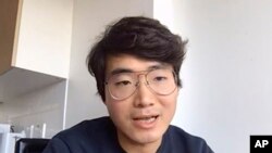 英國港僑協會創辦人鄭文傑 (美聯社照片)