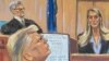 Former U.S. President Donald Trump appears at court in New York