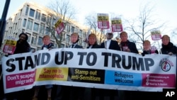 Apoiantes de Trump em Washington
