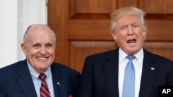 Rudi Đulijani i Donald Tramp