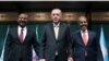የኢትዮጵያ ጠቅላይ ሚኒስትር ዐቢይ አህመድ፣ የቱርኩ ፕሬዝዳንት ሬሲፕ ጣይብ፣ የሶማሊያ ፕሬዝዳንት ሀሰን ሼክ ማህሙድ፣ 