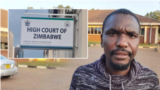 FILE - Journalist Blessed Mhlanga speaks in Harare, Zimbabwe, in October 2022. (Columbus Mavhunga/VOA)