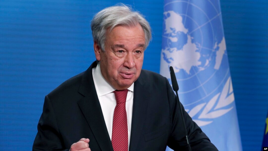  ကုလသမဂ္ဂ အတွင်းရေးမှူးချုပ် António Guterres