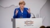 German chancellor Angela Merkel delivers a speech during the conference 'G20 Africa Partnership – Investing in a Common Future' in Berlin, June 12, 2017. 