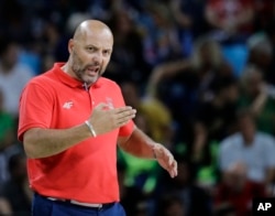 Selektor Srbije Saša Đorđević u finalu košarkaškog turnira Olimpijskih igara u Rio de Žaneiru