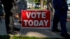 Pemilihan pendahuluan Super Tuesday di McAllen, Texas, AS, 5 Maret 2024. (Foto: REUTERS/Cheney Orr)