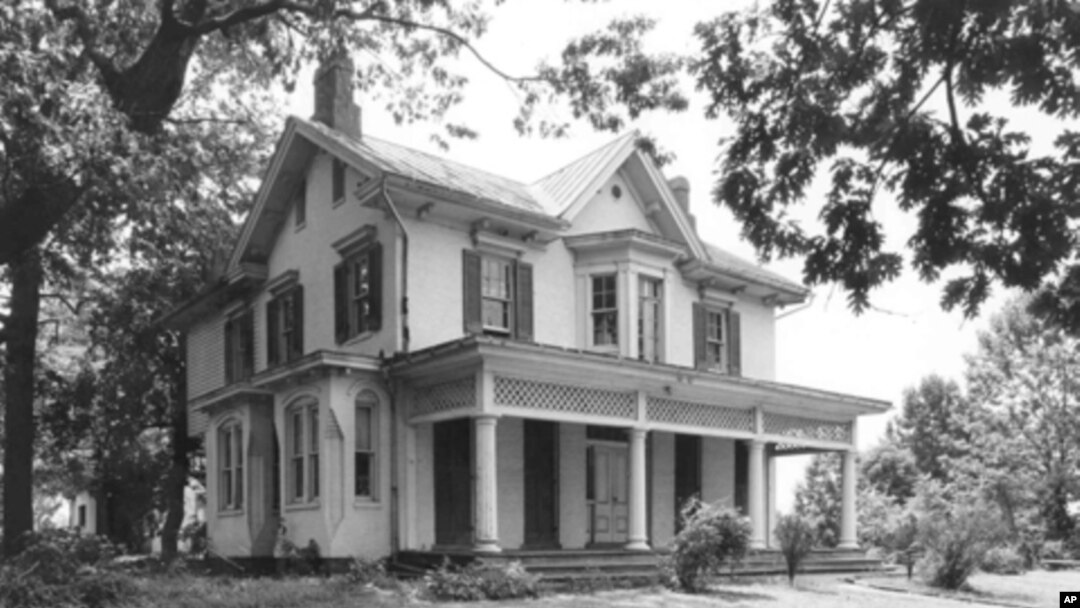 Cedar Hill, home of Frederick Douglass, in Washington, DC's Anacostia neighborhood, shown here in 1905.