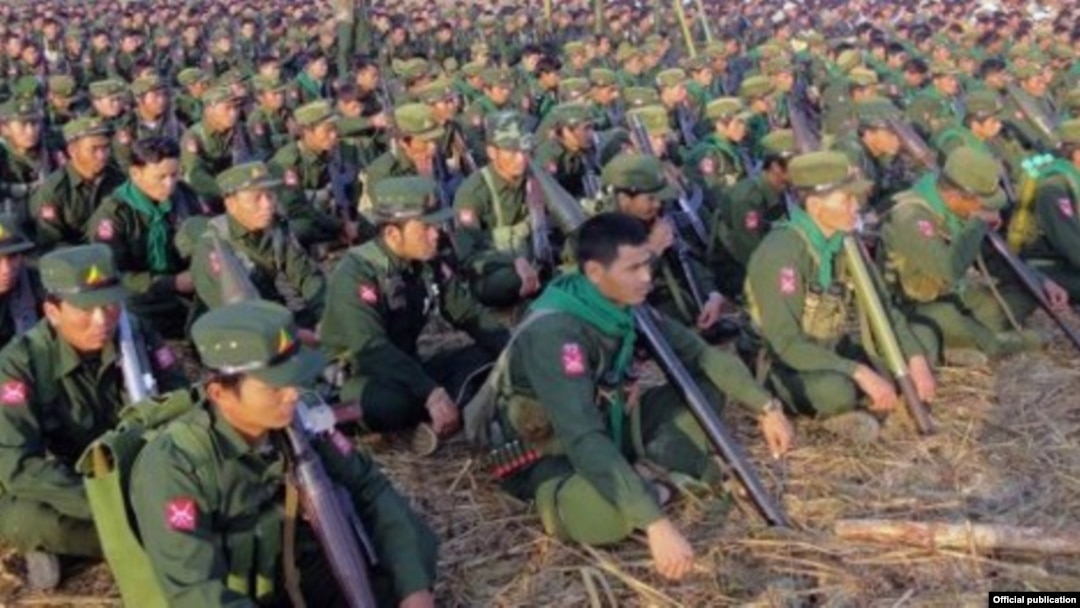ရှမ်းပြည် မြောက်ပိုင်း တပ်မတော် SSPP/SSA N တပ်ဖွဲ့ဝင်များ။ ဓါတ်ပုံ - SSPP/SSA North