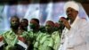 Sudanese President Omar al-Bashir, shown here speaking at the National Congress Party headquarters in Khartoum in April 2012.(AP)