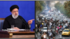 رییسی اعتراض ایرانی‌ها را 'اغتشاش' خواند از برخورد قاطعانه با آنان هشدار داد
