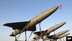 ARHIVA - Iranski dronovi (Foto: Iranian Army via AP)