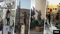اعتراض به حجاب اجباری ایران.