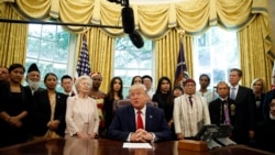 သမ္မတ Trump နဲ့ တွေ့ဆုံခွင့်ရခဲ့တဲ့ ဘာသာရေးနှိပ်ကွပ်ခံရသူတွေထဲ မြန်မာနိုင်ငံက ၄ဦး ပါဝင်