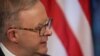 File - Australia's Prime Minister Anthony Albanese speaks during a meeting with U.S. officials in Tokyo, Sept. 27, 2022. Australia is considering a request from Ukrainian President Volodymyr Zelenskyy to provide military training support against the Russian invasion. 