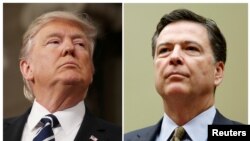 Predsednik Donald Tramp i bivši direktor FBI-aja Džejms Komi