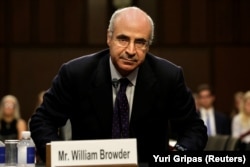 U.S. -- Hermitage Capital CEO William Browder arrives to testify before a continuation of Senate Judiciary Committee hearing on alleged Russian meddling in the 2016 presidential election on Capitol Hill in Washington, July 27, 2017.