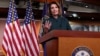 FILE - U.S. House Speaker Nancy Pelosi holds a news conference at the U.S. Capitol in Washington, Jan. 10, 2019. 