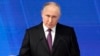 Presiden Rusia Vladimir Putin menyampaikan pidato kenegaraannya di Moskow, Rusia, Kamis, 29 Februari 2024. (Foto: via AP)