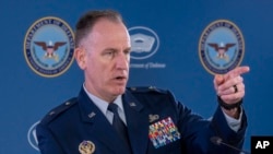 Portparol Pentagona, brigadni general Patrik Rajder, na konferenciji za medije u Pentagonu, 3. februara 2023. 