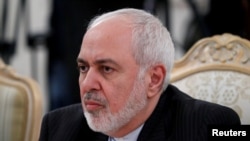 Iran's Foreign Minister Mohammad Javad Zarif looks on during a meeting with Russia's Foreign Minister Sergei Lavrov, in Moscow, Russia December 30, 2019.
