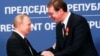 Predsednik Rusije Vladimir Putin i predsednik Srbije Aleksandar Vučić u zgradi Predsedništva Srbije 