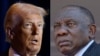 VaDonald Trump naVaCyril Ramaphosa