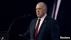 美國當選總統特朗普（Donald Trump）任命的“邊境沙皇”湯姆·霍曼（Tom Homan）（資料照：2024年12月22日）