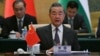 2023年11月20日中国外交部长王毅在北京钓鱼台国宾馆出席阿拉伯和穆斯林占多数国家外长会议