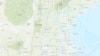 Locator map of earthquake near the Maine coast 