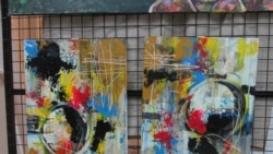 Obra de artista plástica angola, Fineza Teta - Exposição: “As Expressões de Uma Artista em Confinamento”