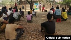ရခိုင်ဒေသ ပဋိပက္ခဒဏ်သင့်သူများ။ (ဓာတ်ပုံ - Rakhine Ethnics Congress)