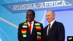 VaEmmerson Mnangagwa naVaVladmir Putin