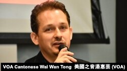 無國界記者組織東亞辦事處執行長艾瑋昂 (攝影: 美國之音湯惠芸)