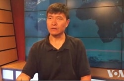 資料照：周鋒鎖接受美國之音採訪