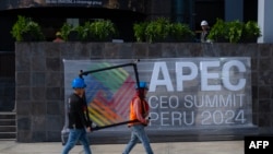 Pripreme za samit APEK-a u Limi (Foto: Luis ACOSTA / AFP)