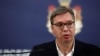 ARHIVA - Predsednik Srbije Aleksandar Vučić tokom obraćanja naciji 8. jula 2020. (Foto: Rojters/Marko Đurica) 
