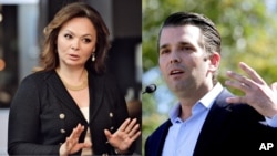 Natalija Veselnickaja i Donald Tramp mlađi