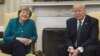 Nemačka kancelarka Angela Merkel tokom susreta sa Donaldom Trampom u Beloj kući, 17. marta 2017. godine. (Foto: AFP/Soul Loeb)