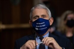 Anthony Fauci, Direktur Institut Nasional Alergi dan Penyakit Menular AS, di Gedung Capitol, Washington, D.C., 23 September 2020.