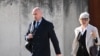 Former president of the Spanish football federation Luis Rubiales, accused of sex assault and coercion, flanked by his lawyer, leaves the court of San Fernando de Henares, east of Madrid, on Feb. 3, 2025.