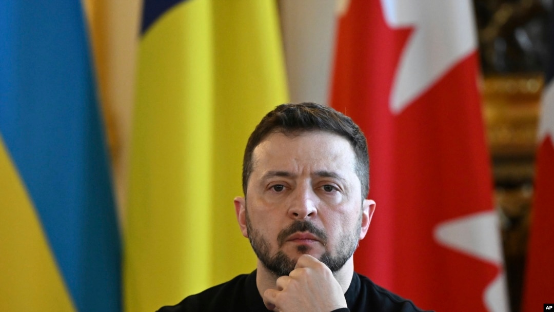 Ukraine's President Volodymyr Zelenskyy at the European leaders' summit to discuss Ukraine, hosted by Britain's Prime Minister Keir Starmer, at Lancaster House, London, March 2, 2025. 