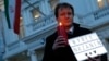 Richard Ratcliffe, husband of imprisoned charity worker Nazanin Zaghari-Ratcliffe, poses for the media during an Amnesty International-led vigil outside the Iranian Embassy in London, Jan. 16, 2017.