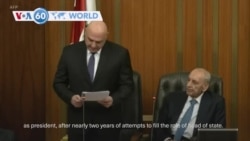 VOA60 World - Lebanon's parliament chooses army commander Aoun as president