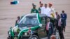 Lokacin da motar da ke dauke shugaba Buhari take zayaga filin Eagle Square